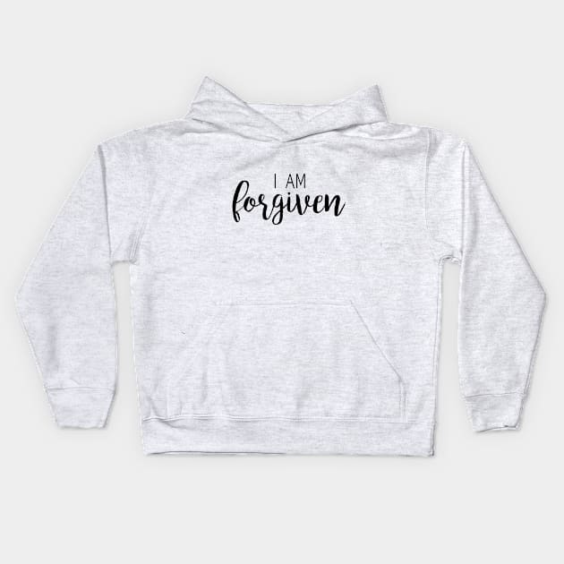 I am forgiven Kids Hoodie by Dhynzz